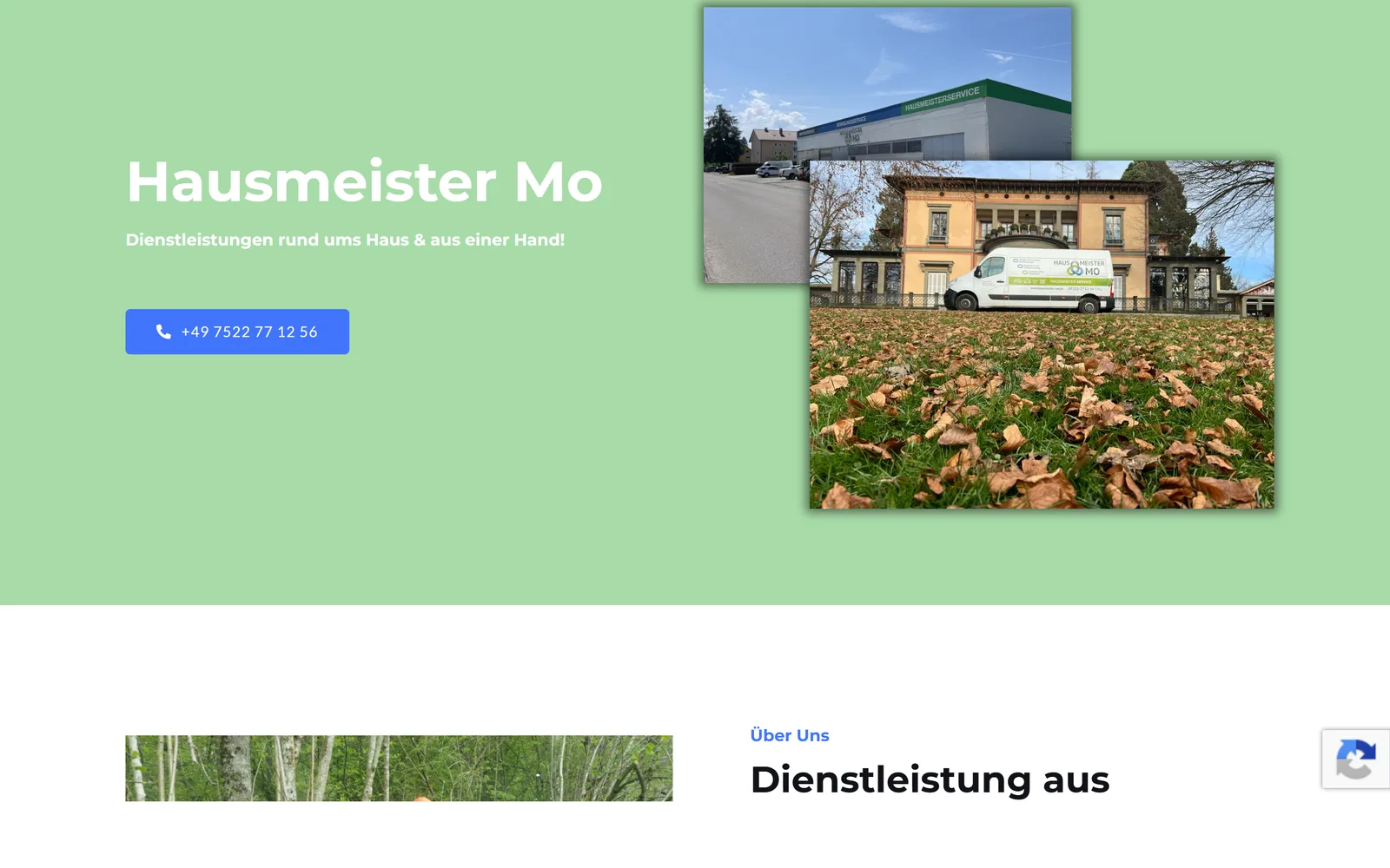 Website von Hausmeister MO